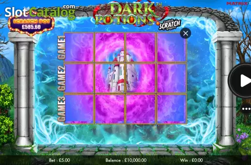 Скрин2. Dark Potions Scratch слот
