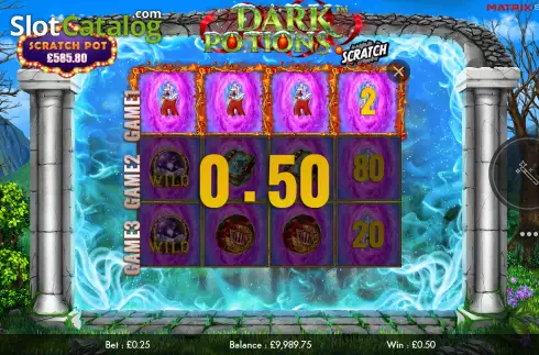 Скрин3. Dark Potions Scratch слот