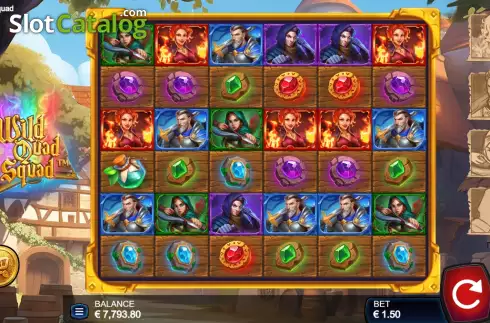 Скрин2. Wild Quad Squad слот