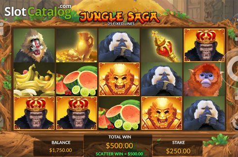 Скрин9. Jungle Saga слот