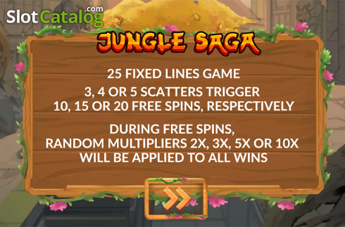 Скрин2. Jungle Saga слот