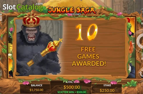 Скрин5. Jungle Saga слот