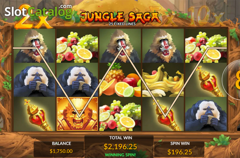 Скрин6. Jungle Saga слот