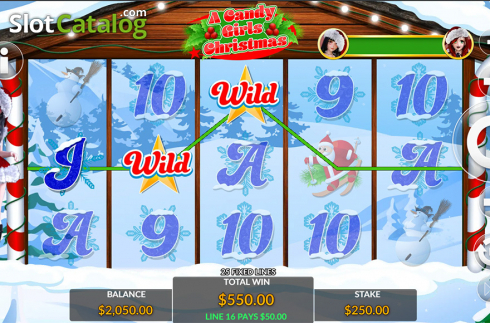 Скрин5. A Candy Girls Christmas слот