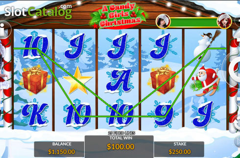 Скрин6. A Candy Girls Christmas слот