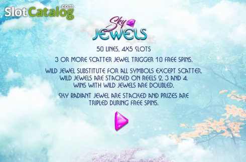 Скрин2. Sky Jewels слот