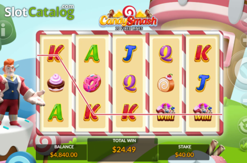 Скрин3. Candy Smash (Maverick) слот