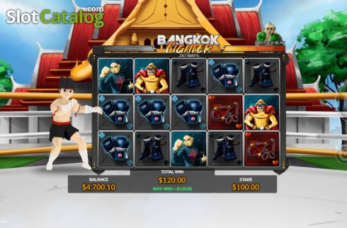 Скрин3. Bangkok Fighter слот