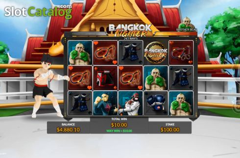 Скрин4. Bangkok Fighter слот