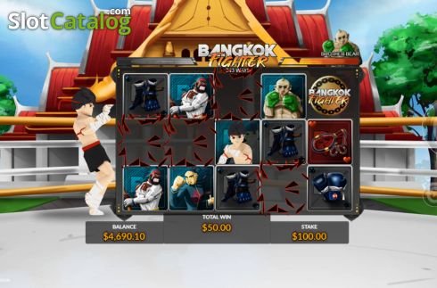 Скрин5. Bangkok Fighter слот