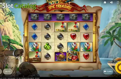 Скрин3. Epic Treasure слот