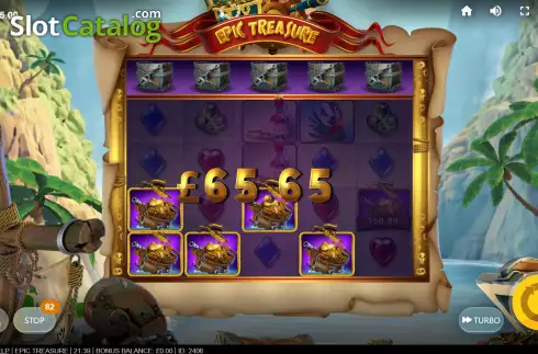 Скрин4. Epic Treasure слот