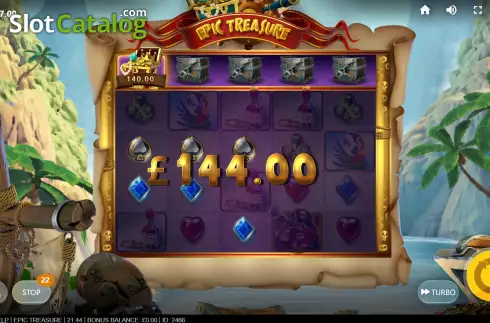 Скрин5. Epic Treasure слот