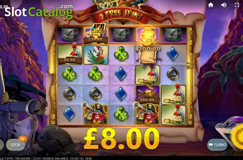 Скрин9. Epic Treasure слот