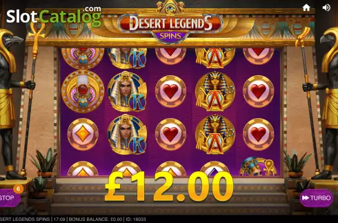 Скрин3. Desert Legends Spins слот