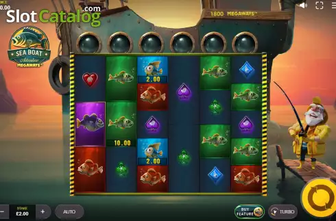 Скрин2. Sea Boat Adventure Megaways слот