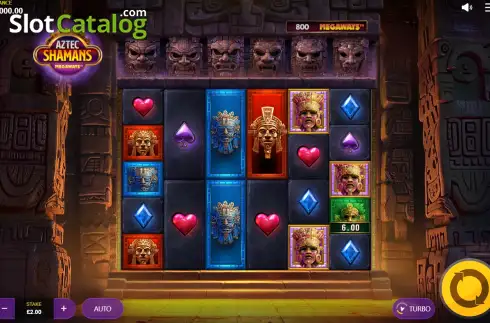 Скрин2. Aztec Shamans Megaways слот