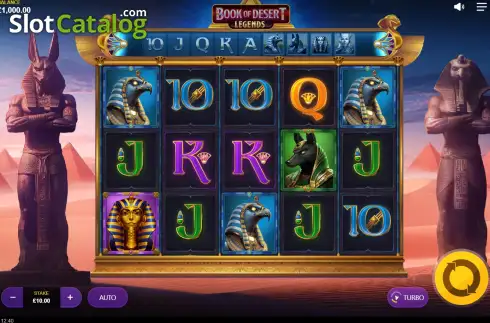 Скрин2. Book of Desert Legends слот