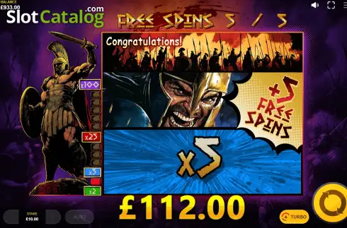 Скрин3. Spartan Wildz слот