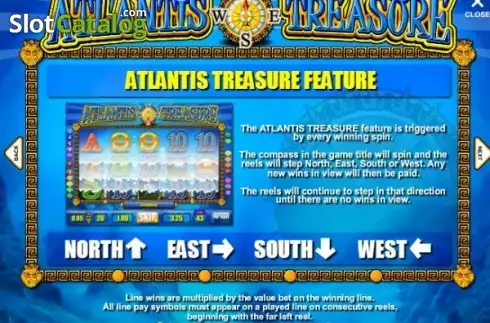 Скрин5. Atlantis Treasure (Mazooma) слот