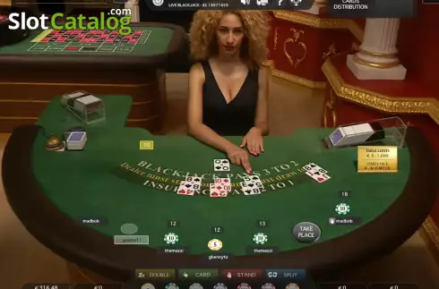 Скрин3. Malta Blackjack слот