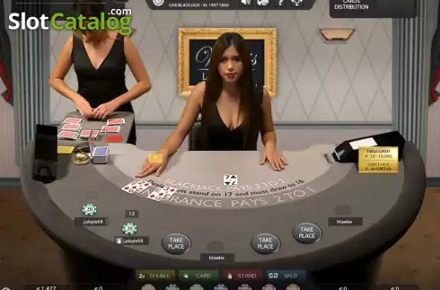 Скрин3. Chroma Key Blackjack слот