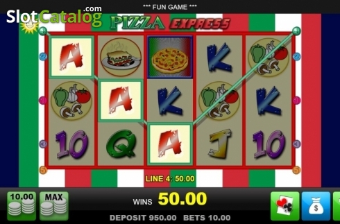 Скрин3. Pizza Express (Merkur) слот
