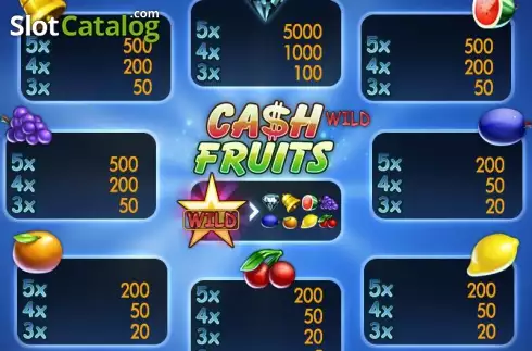 Скрин2. Cash Fruits Wild слот