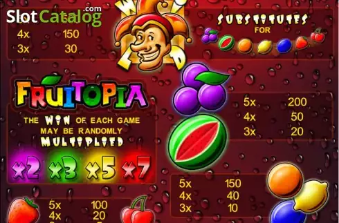Скрин2. Fruitopia слот