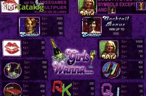 Скрин2. Girls Wanna слот