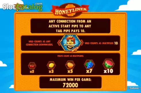 Скрин2. Honeyliner слот