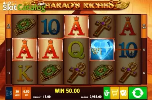Скрин3. Pharao's Riches слот