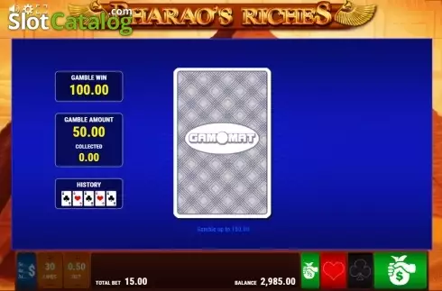 Скрин4. Pharao's Riches слот