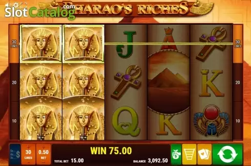 Скрин7. Pharao's Riches слот