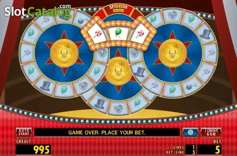 Скрин3. Spinning Circus слот