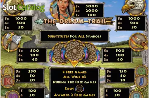 Скрин2. The Dream Trail слот