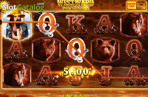 Скрин3. Westward Powerspins слот
