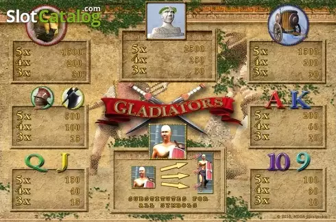 Скрин4. Gladiators HD слот