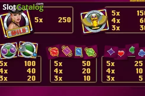 Скрин4. Golden Mechanics HD слот