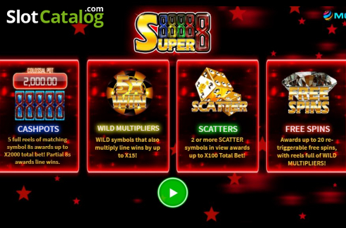 Скрин2. Super 8 (MetaGU) слот