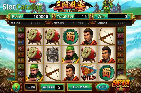 Скрин2. Three Kingdoms (Micro Sova) слот