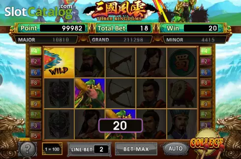 Скрин5. Three Kingdoms (Micro Sova) слот
