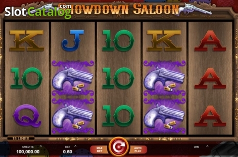 Скрин2. Showdown Saloon слот