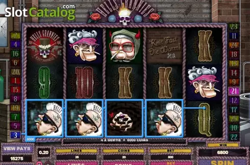 Скрин9. Hells Grannies слот