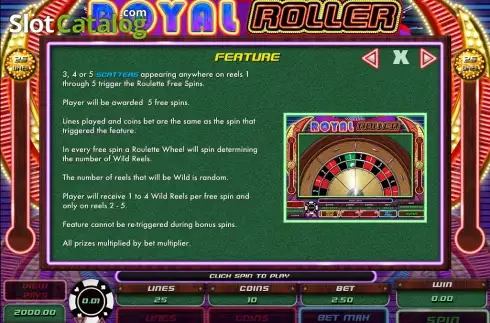 Скрин4. Royal Roller слот