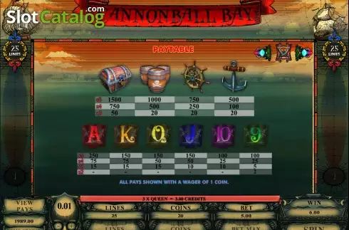 Скрин4. Cannonball Bay слот