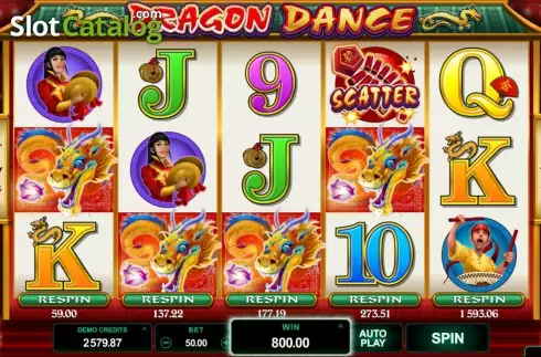 Скрин9. Dragon Dance (Games Global) слот