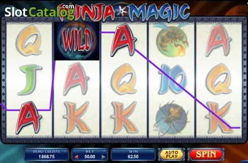 Скрин8. Ninja Magic слот