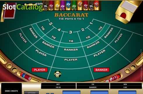 Скрин2. Baccarat (Microgaming) слот