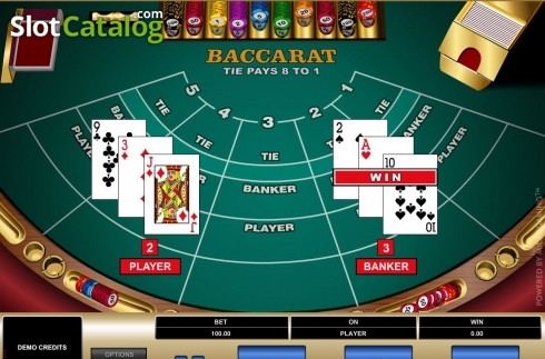 Скрин3. Baccarat (Microgaming) слот
